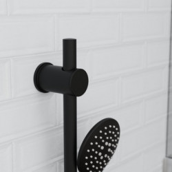 RAVEN Shower rail set, black matt