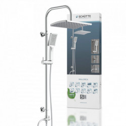 MALLORCA Overhead showerset, chrome