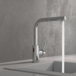 VITAL sensor sink mixer, chrome, pull-out spout