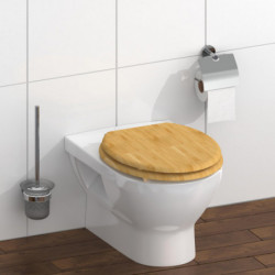 Abattant WC en Bambou Massif NATURAL BAMBOO