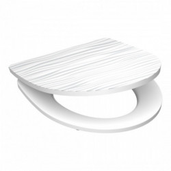 Duroplast HG WC-Bril WHITE WAVE met Valrem en Afklikbaar