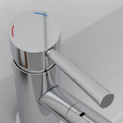 CORNWALL Wash basin mixer low pressure, Chrome