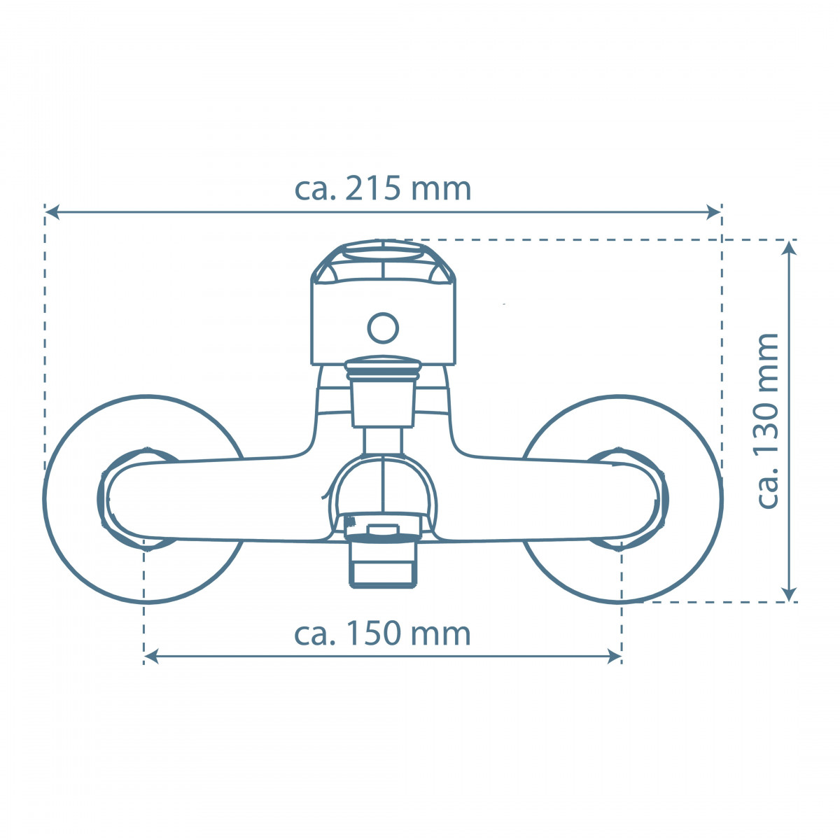 PORTO Bathtub mixer, chrome