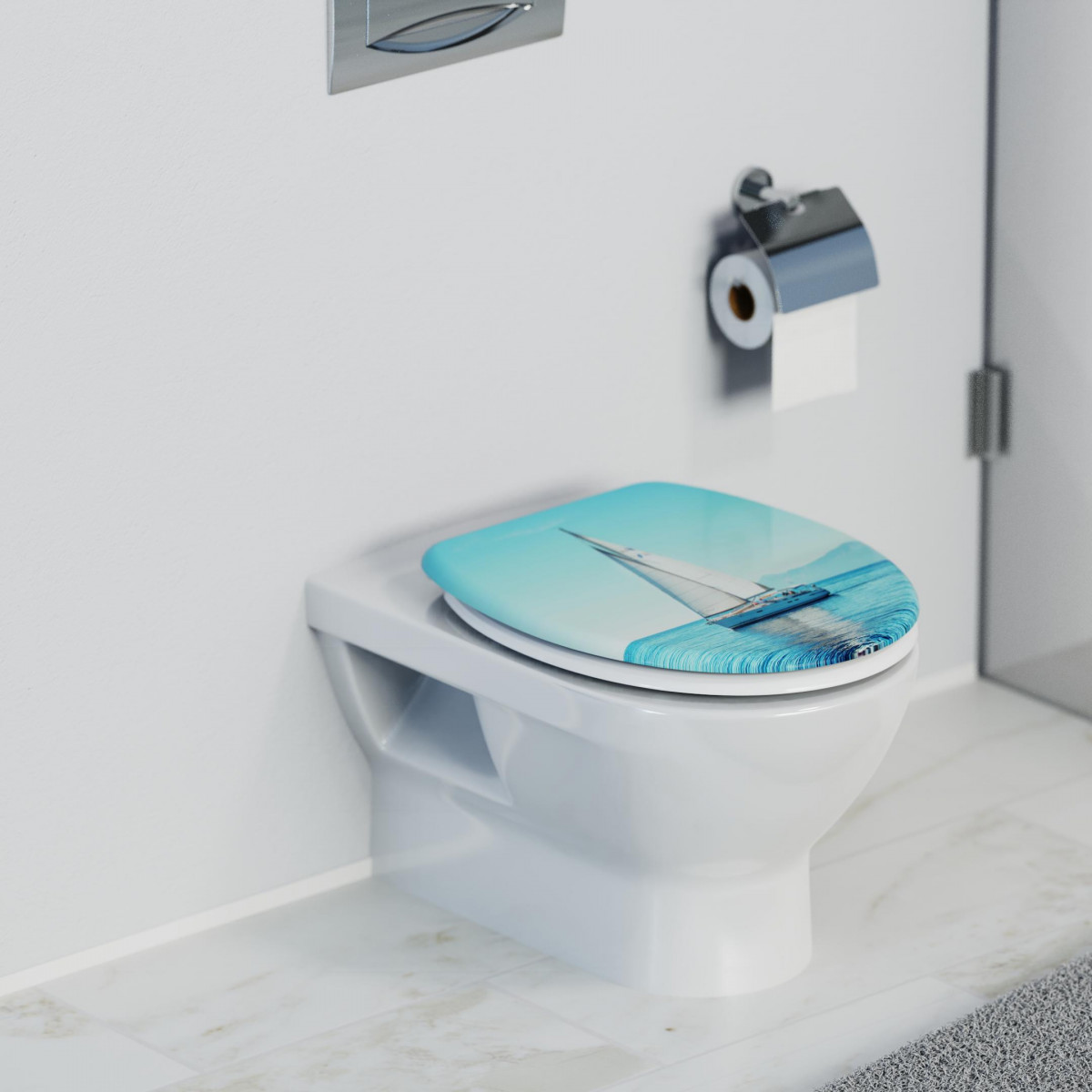 Duroplast Toilet Seat SAILING with Soft Close