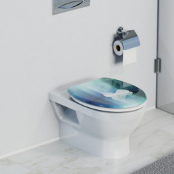 Abattant WC en Duroplast FALLEN LEAF avec Frein de Chute