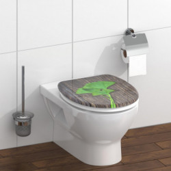 Abattant WC en Duroplast GINGKO&WOOD avec Frein de Chute