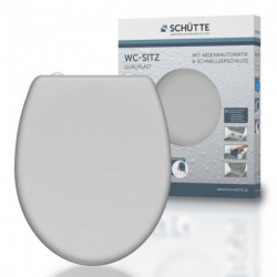 Duroplast Toilet Seat GREY with Soft Close and Quick Release