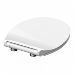 Duroplast Toilet Seat Ultra Thin SLIM WHITE with Soft Close and Quick Release