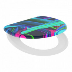 Duroplast Toilet Seat NEON PAINT with Soft Close