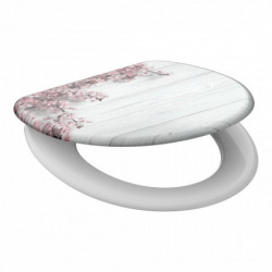 Duroplast Toilet Seat FLOWERS& WOOD with Soft Close