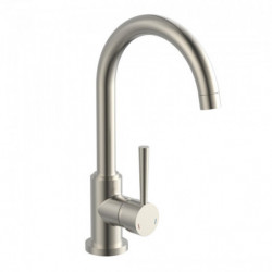 CORNWALL Sink mixer, stainless steel look