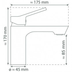 STILO Waschtischarmatur, Chrom