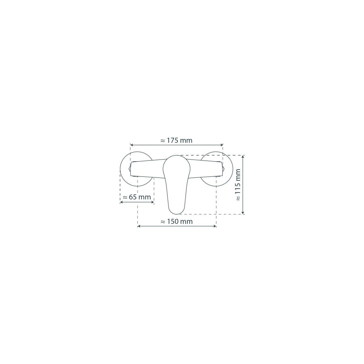 TESSA Shower mixer, chrome