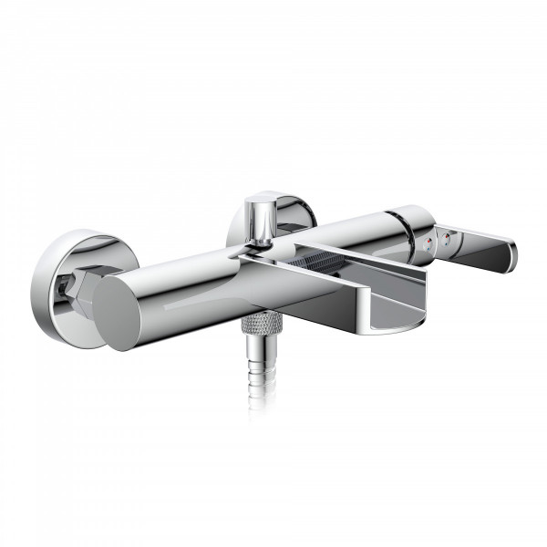 NIAGARA Bathtub mixer, chrome, with waterfall spout