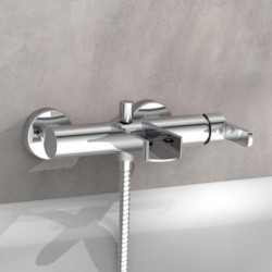 NIAGARA Bathtub mixer, chrome, with waterfall spout