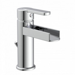 NIAGARA Wash basin mixer, chrome, with waterfall spout