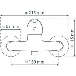 MAGNA Mitigeur de douche, chrome