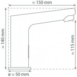 VITAL sensor Keukenkraan, chroom