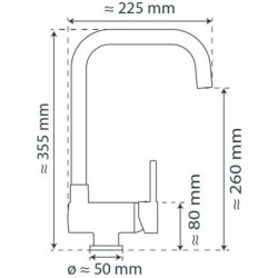 WINDOW Sink mixer, chrome