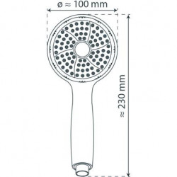 GENUA Hand shower, chrome