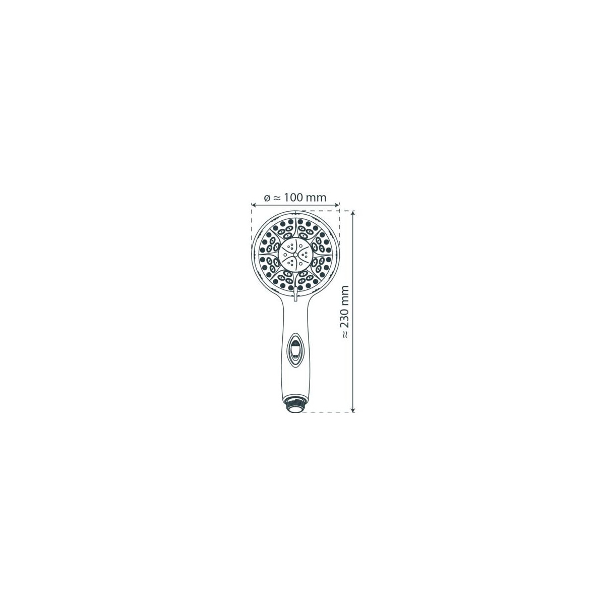 AQUA2SAVE Hand shower, chrome