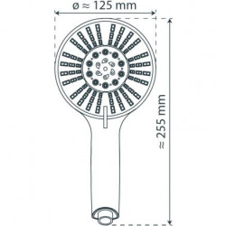 TOSCANA II Hand shower, chrome