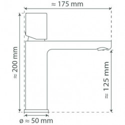 NEW YORK Wash basin mixer, chrome