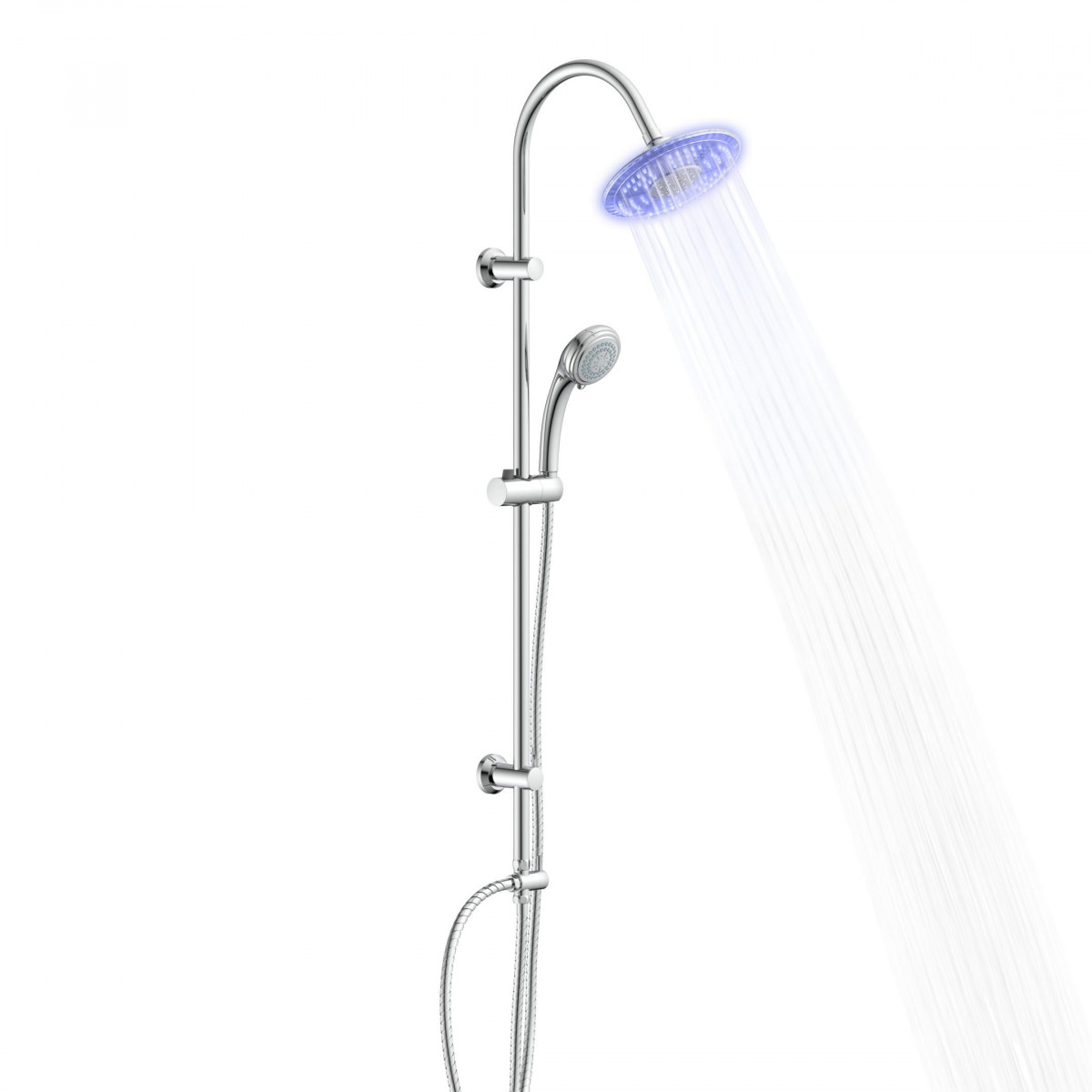 GALAXIS LED Overhead shower set, chrome