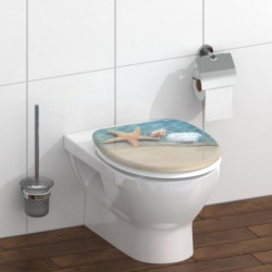 Abattant WC en Duroplast BEACH avec Frein de Chute