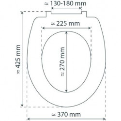 Bamboo Toilet Seat NATURAL BAMBOO with Soft Close