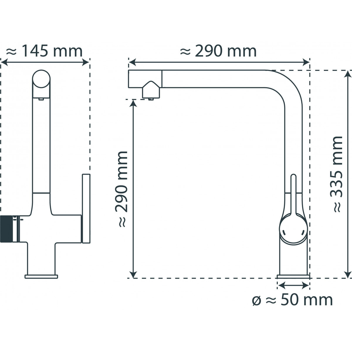 AQUASTAR PREMIUM, mitigeur d'eau pétillante avec système de refroidissement et de filtrage, noir