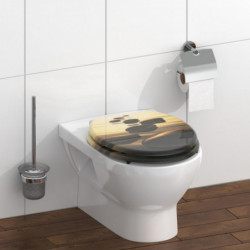 Abattant WC en MDF SEA STONE avec Frein de Chute