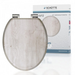 MDF Toilet Seat LIGHT WOOD with Soft Close