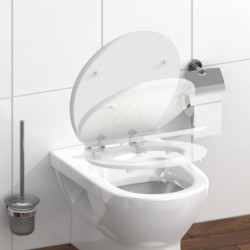 Abattant WC en MDF HG BALANCE avec Frein de Chute