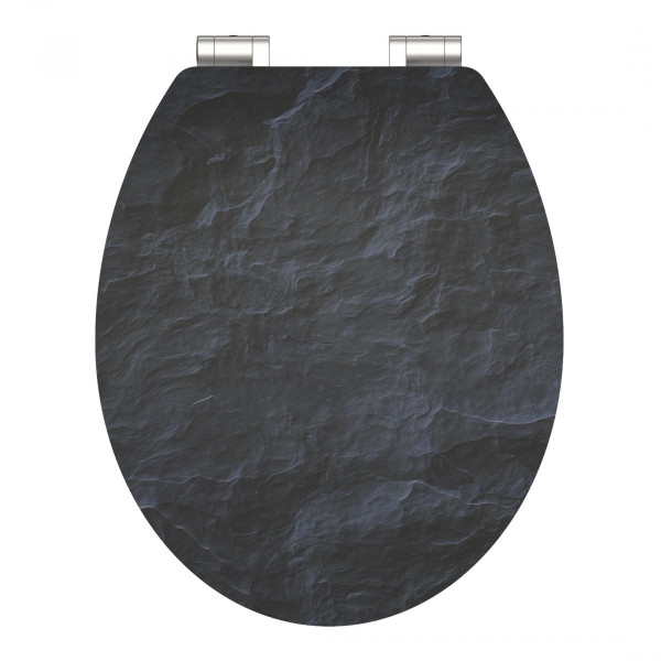 MDF HG WC-Bril BLACK STONE met Valrem