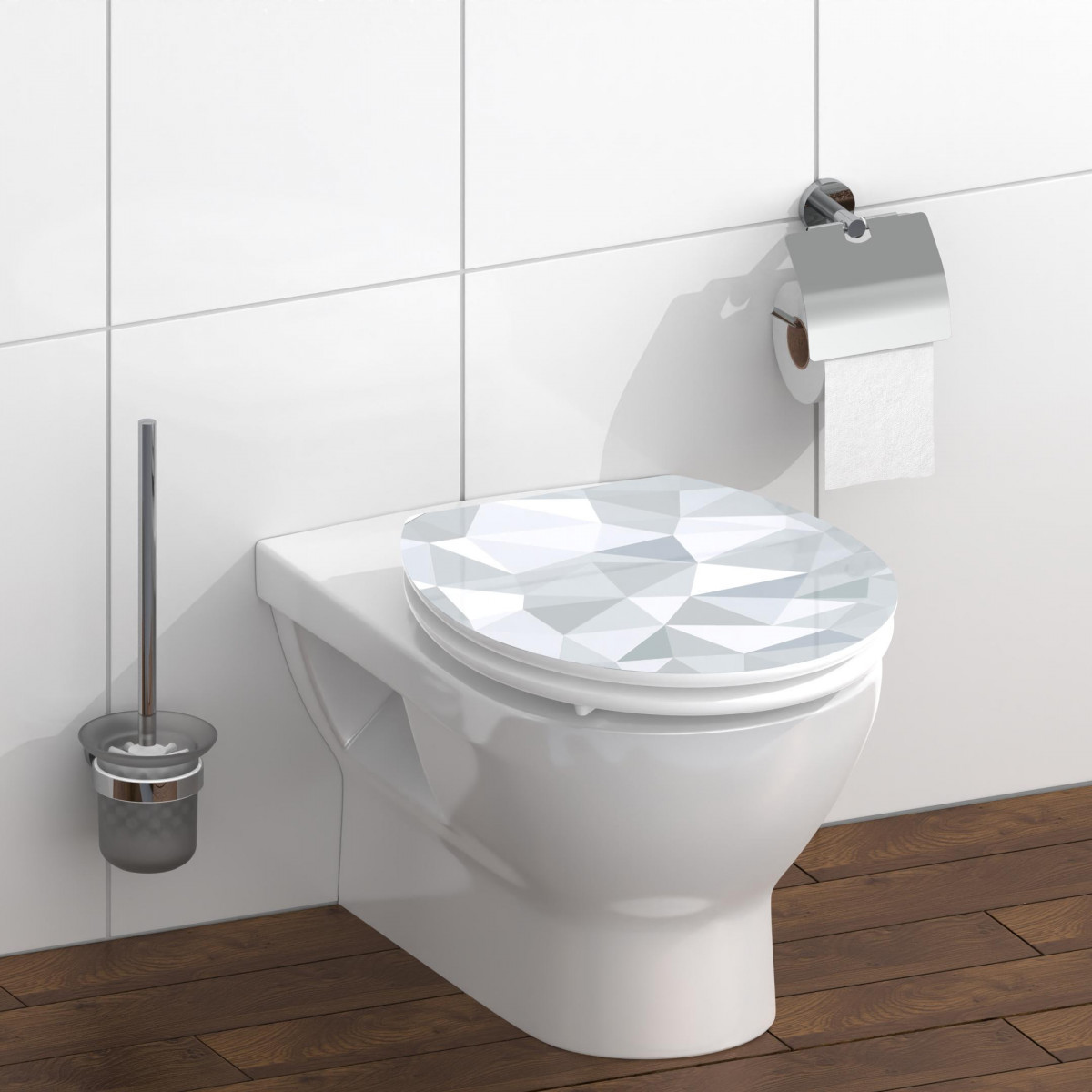 MDF HG WC-Bril DIAMOND met Valrem