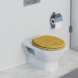 Abattant WC en Bambou Massif NATURAL BAMBOO