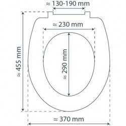 Duroplast Toilet Seat WHITE