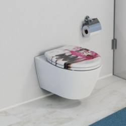 Duroplast Toilet Seat WELLYNESS with Soft Close and Quick Release