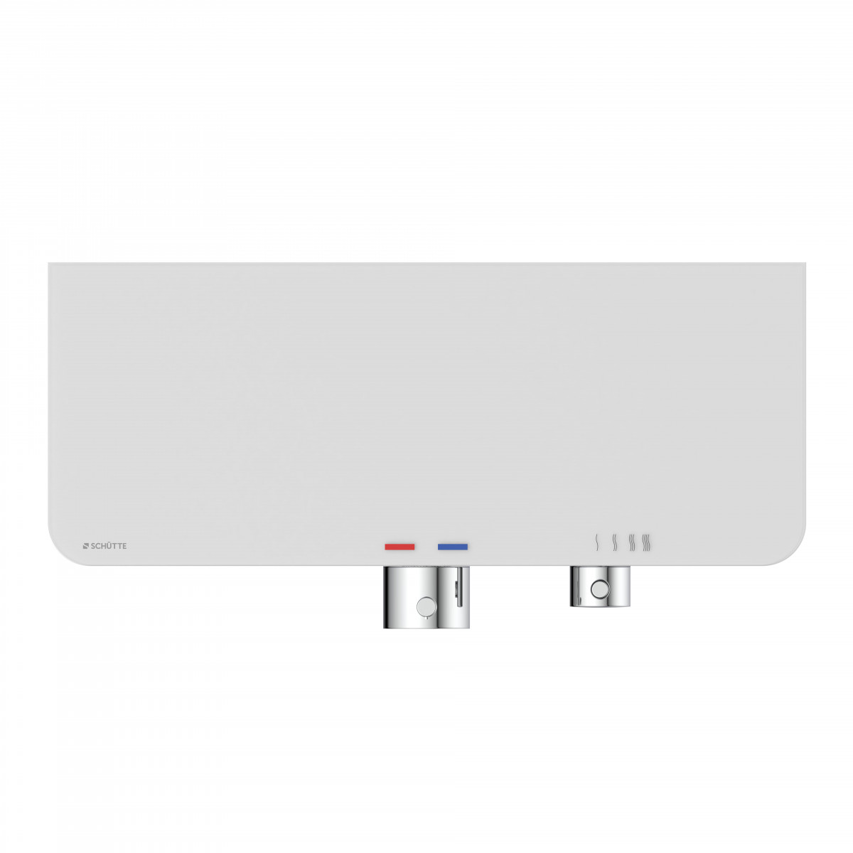 OCEAN Thermostatic tray, glass/ chrome/ white