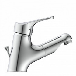 ATTICA Wash basin mixer, chrome, with pull-out spout