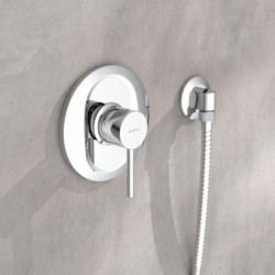 SYLT Mitigeur de douche, chrome, pour encastrement