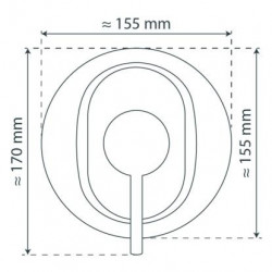 SYLT Shower mixer, chrome