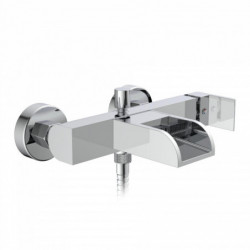 IDROVIA Bathtub mixer, chrome, with waterfall spout