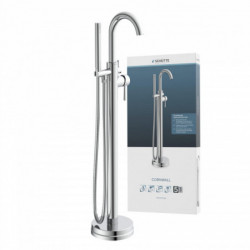 CORNWALL Bathtub mixer, chrome, freestanding