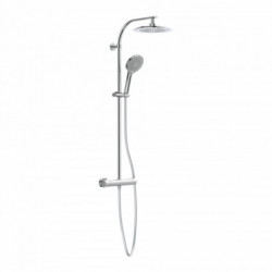 MADURA FRESH Overhead shower set, chrome, with thermostatic faucet