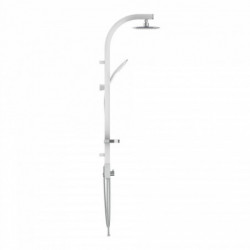 Overhead shower set, white