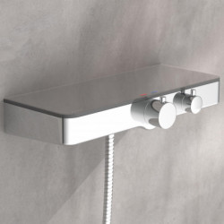 OCEAN Thermostatic tray, glass/ anthracite