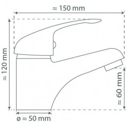 SCHÜTTE Waschtischarmatur Niederdruck MAGNA