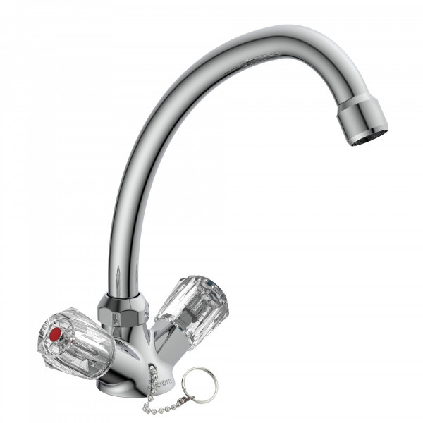 BRILLANT Robinetterie de lavabo basse pression, chrome